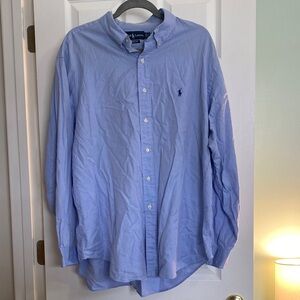 Ralph Lauren Men's Light Blue Button-Down Shirt